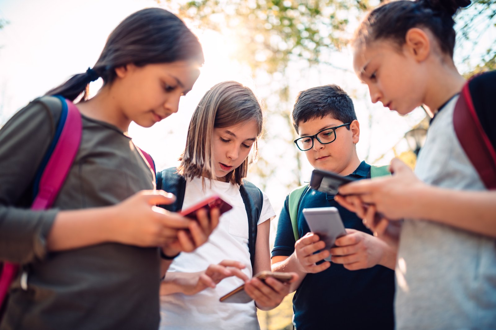 Statistics show that the average child gets their first smartphone at age 10 and has at least one social media account by age 11-12. (iStock Photo)