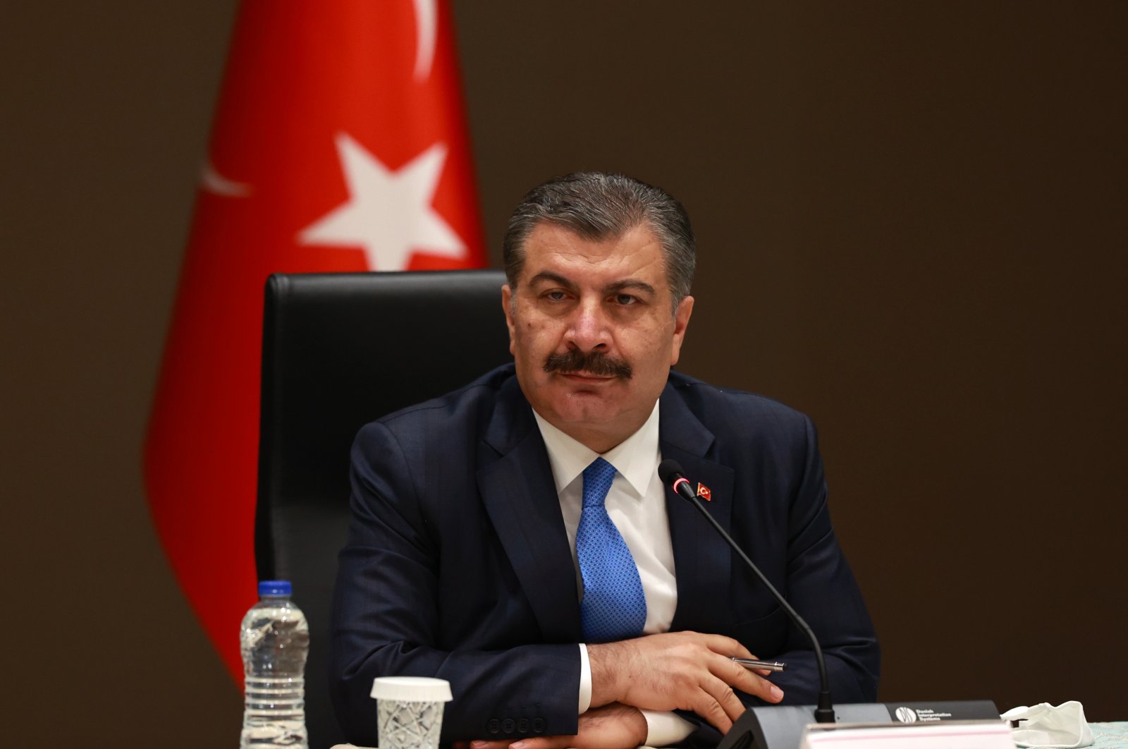 Turkey's Health Minister Fahrettin Koca