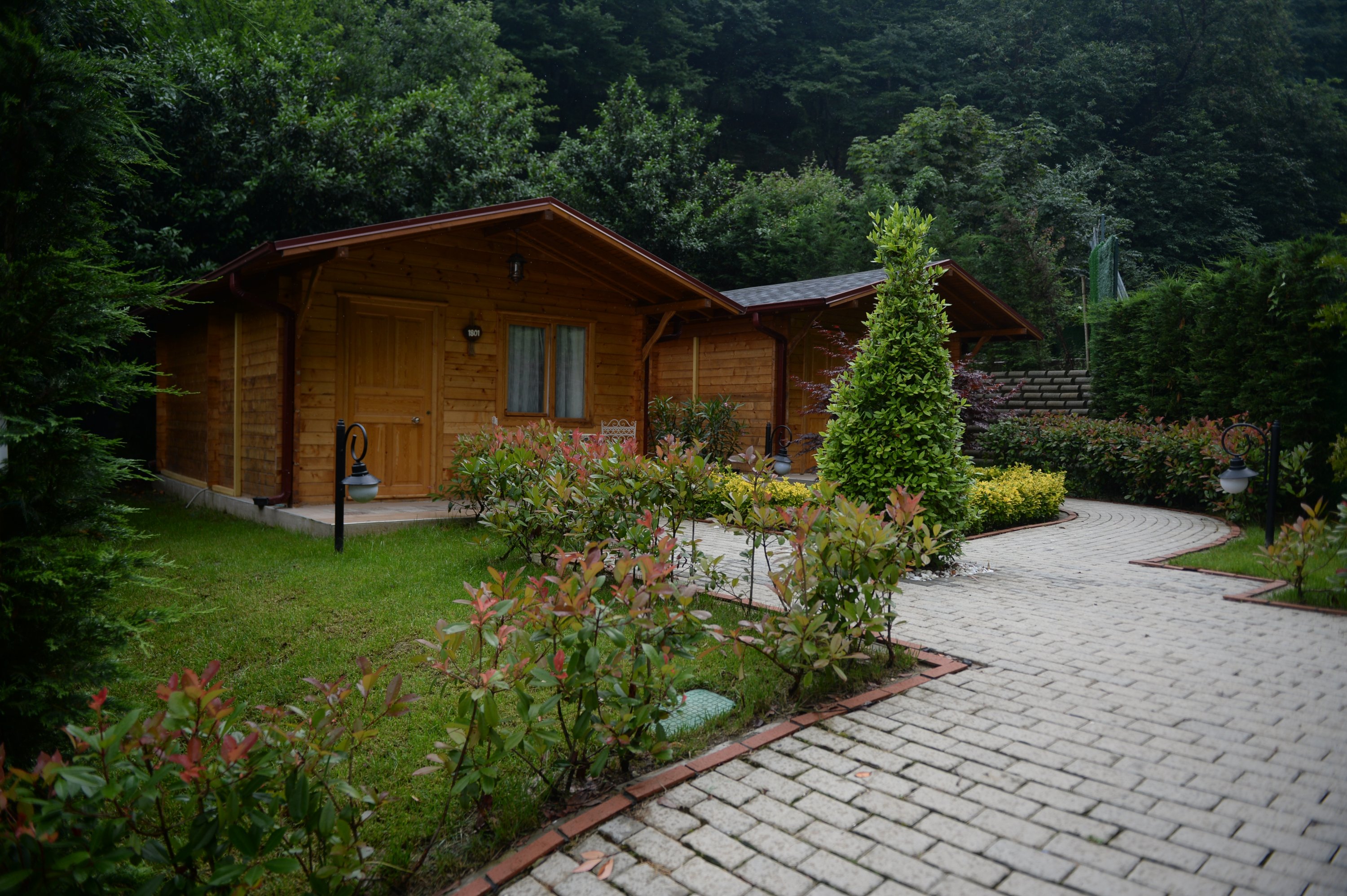 Les villas offrent une escapade tranquille pour les vacanciers à Sapanca.  (Photo AA)