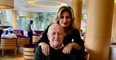 Dr. Murat Dilmener is pictured with his daughter Fulya, in Istanbul, Turkey, Feb. 2, 2020, in this family photo made available by Dr. Caner Dilmener. (AP Photo) 