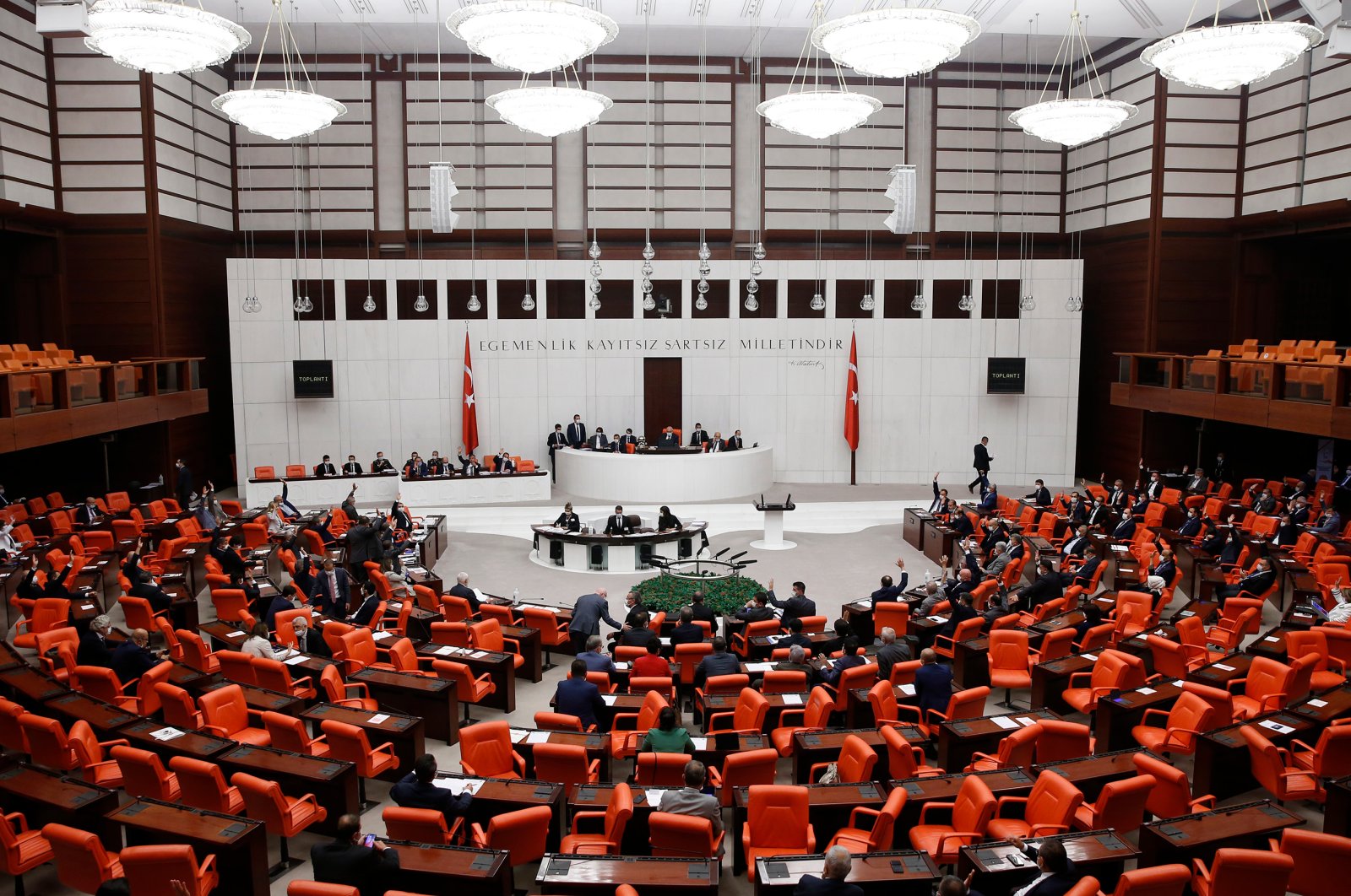 The General Assembly of the Grand National Assembly of Turkey, Ankara, Turkey, July 16, 2020. (AA Photo)
