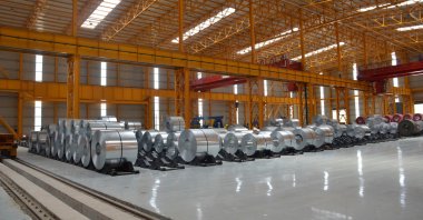 A view of Yıldız Demir Steel Factory in Turkey's northwestern Kocaeli province, July 27, 2018. 