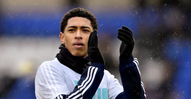 Birmingham City's Jude Bellingham during an English Football League Championship match in Birmingham, Britain, Feb. 15, 2020. (Reuters Photo)