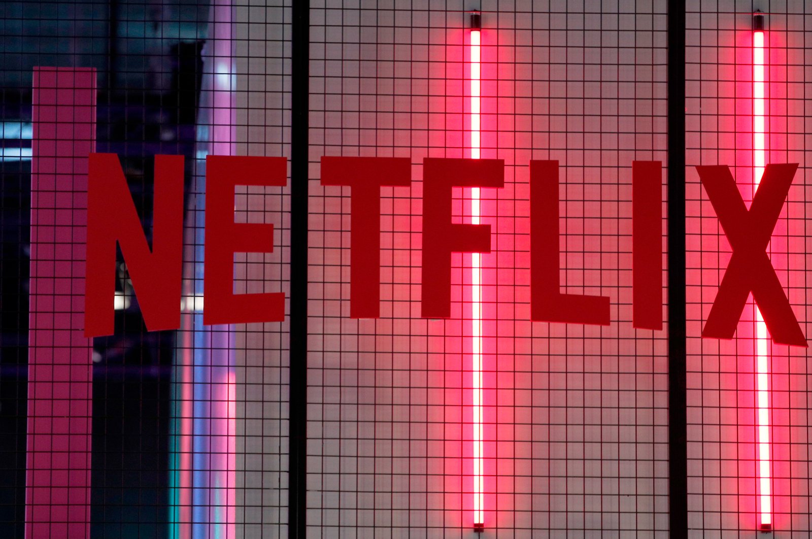The logo of Netflix on display at the Paris Games Week event in Paris, France, Nov. 4, 2017. (AP Photo)