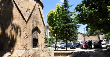 The Melikgazi Tomb is located behind the Lale Mosque in Yenice district, Kırşehir, central Turkey, July 17, 2020. (AA Photo)