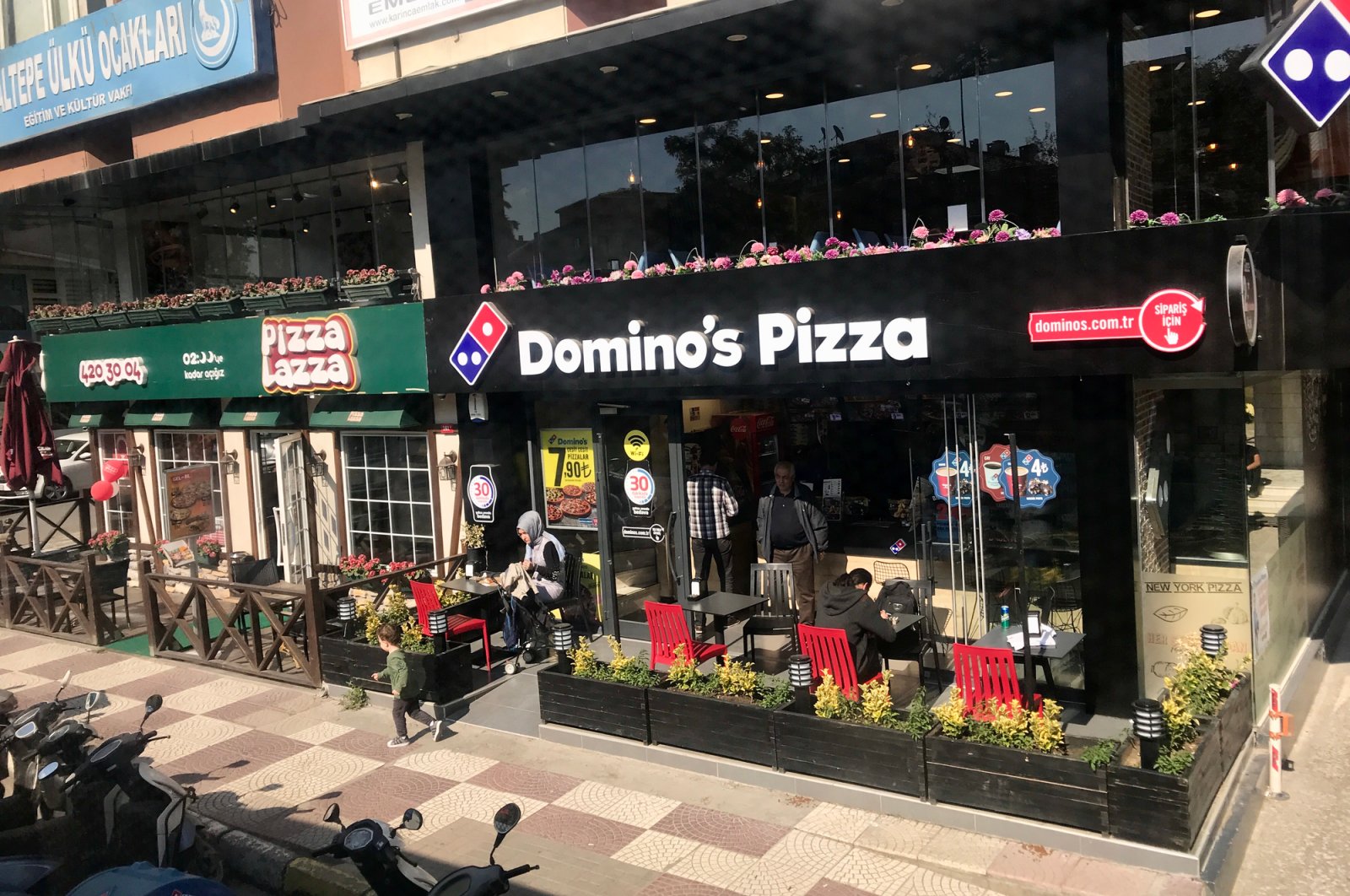 A branch of Domino's Pizza, run by DP Eurasia, is seen in the Maltepe district of Istanbul, Turkey, Oct. 11, 2017. (iStock Photo)