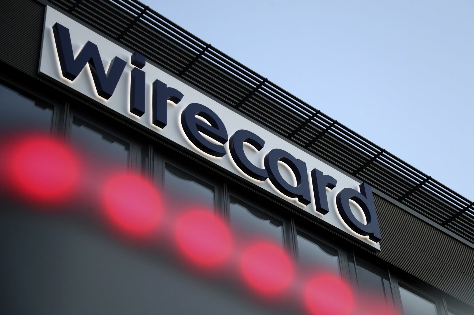 The logo of the payment company Wirecard is pictured at the headquarters in Munich, Germany, July 20, 2020. (AP Photo)