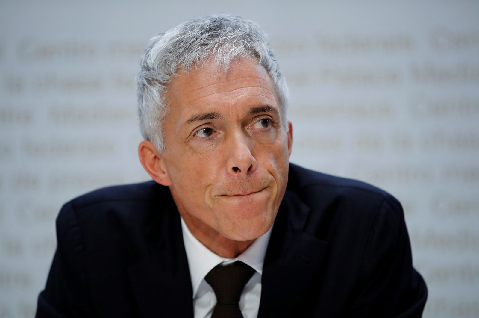 Swiss attorney general Michael Lauber during a press conference in Bern, Switzerland, May 10, 2019. (AFP Photo)