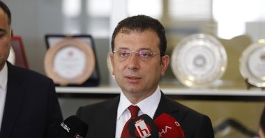 IBB Mayor Ekrem Imamoğlu responds to reporters' questions in Ankara, Turkey, July 24, 2020. (DHA Photo)