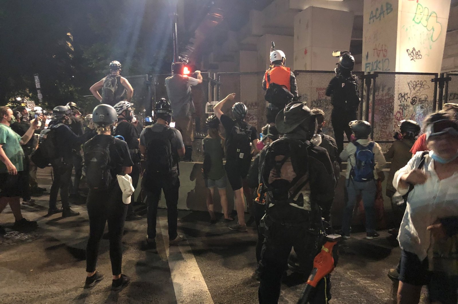 US federal agents use tear gas to clear rowdy Portland protest | Daily ...