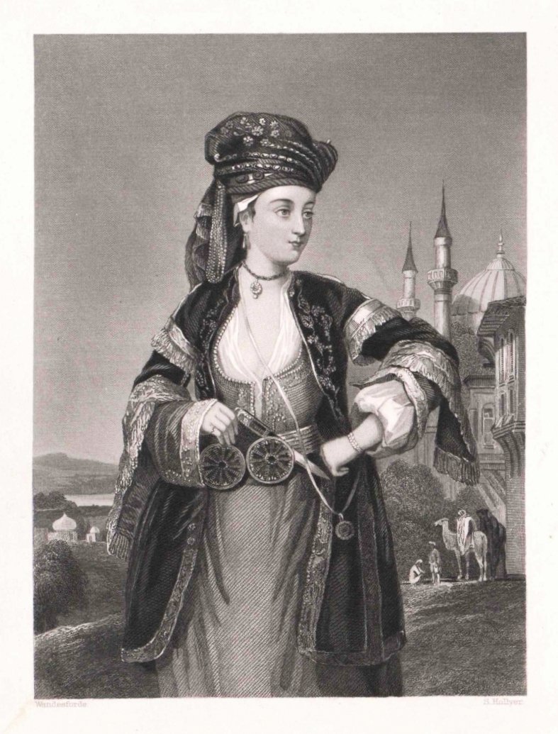 Mary Wortley Montagu (1789–1762), by S. Hollyer after J. B. Wandesforde, engraving, 19th century. (via WIKIMEDIA COMMONS)