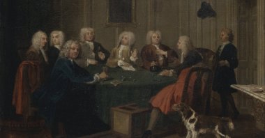 A Club of Gentlemen by Joseph Highmore (1692–1780), oil on canvas, circa 1730. (via WIKIMEDIA COMMONS)