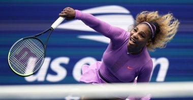 Serena Williams during the U.S. Open final in New York City, New York, U.S., Sept. 7, 2019. (AP Photo)