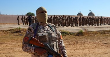 Members of the Petroleum Facilities Guard are seen at the Azzawiya oil refinery, in Zawiyah, west of Tripoli, Libya July 23, 2020. (Reuters File Photo)