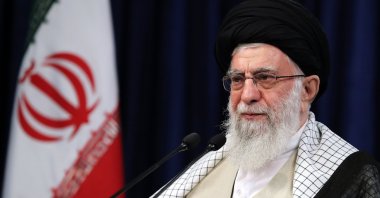 Iranian Supreme Leader Ayatollah Ali Khamenei addresses the nation in a live TV speech on the occasion of Eid al-Adha, Tehran, Iran, July 31, 2020. (AFP Photo)