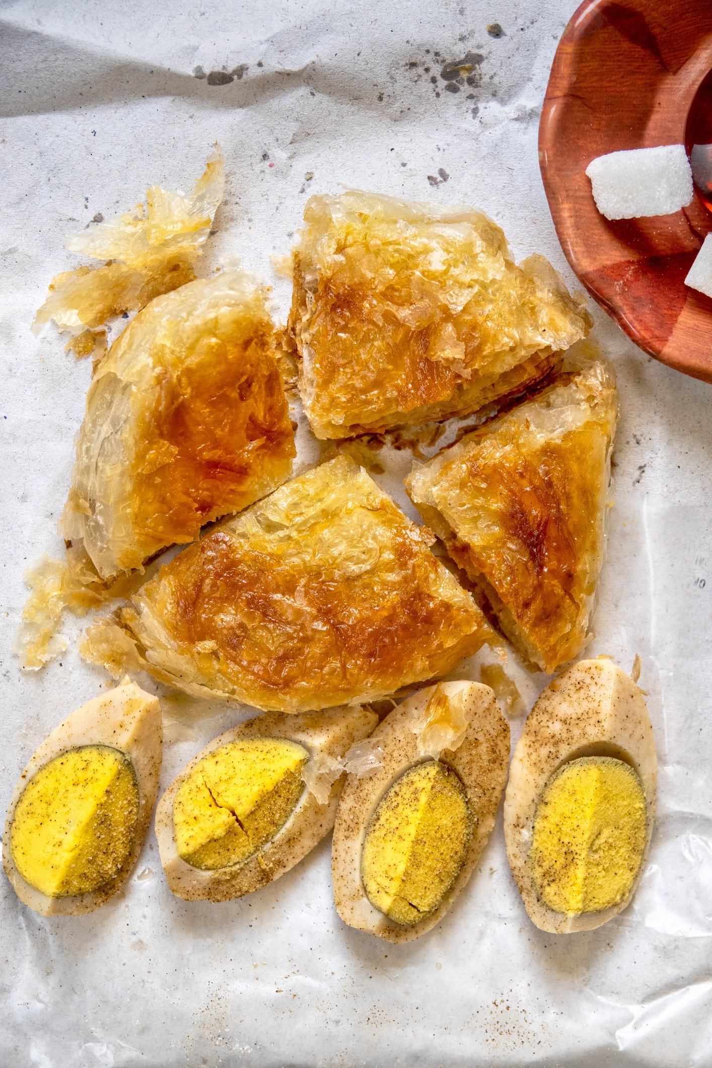 Boyoz is a Turkish pastry associated with Izmir and usually consumed with a side of tea and hard-boiled eggs. (iStock Photo)