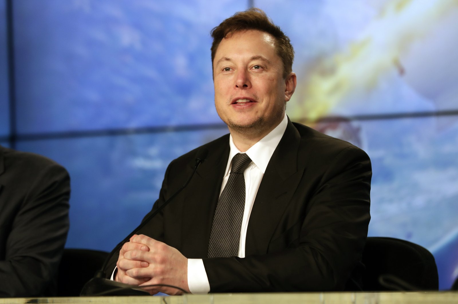 Elon Musk speaks during a news conference after a Falcon 9 SpaceX rocket test flight to demonstrate the capsule's emergency escape system at the Kennedy Space Center in Cape Canaveral, Florida, U.S., Jan. 19, 2020. (AP Photo/John Raoux, File)