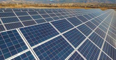Solar panels in Turkey's western Denizli province, April 21, 2017. (DHA Photo)