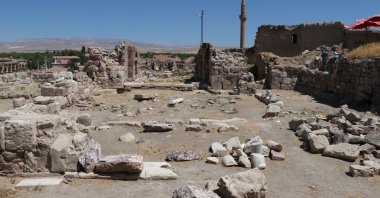 A photo from the excavation area in the ancient city of Tyana, Niğde province, central Turkey, Aug. 9, 2020. (AA Photo)