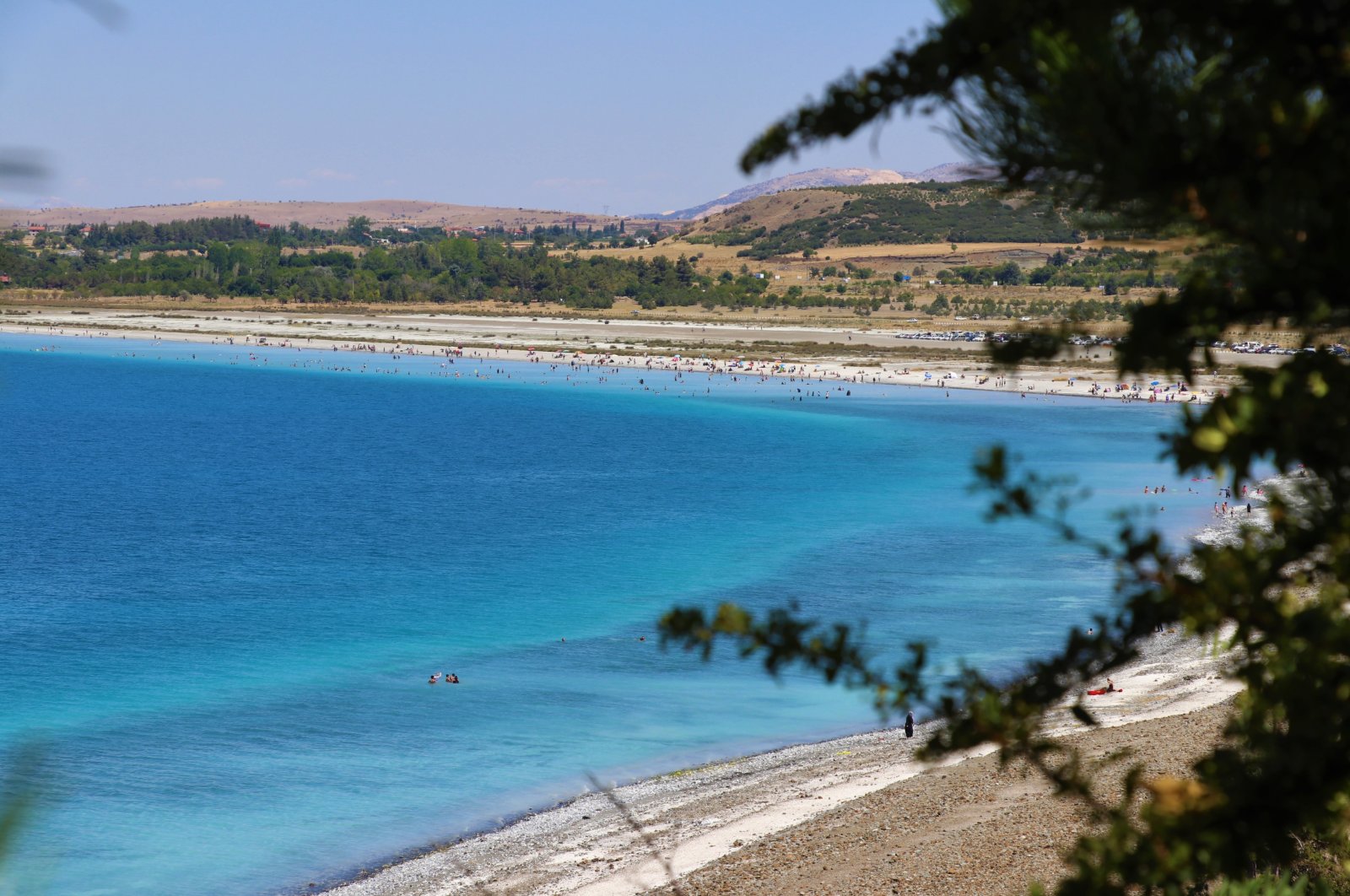 A view of Lake Salda, in Burdur, southwestern Turkey, Aug. 10, 2020. (AA Photo)