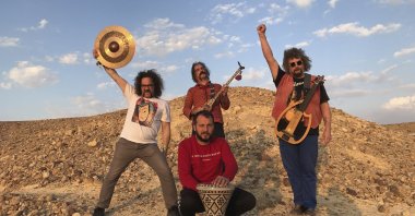 BaBa Zula combines Turkish culture with their music, posture and costumes on the stage on Sept. 7. (Courtesy of IKSV)