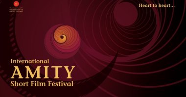 A banner of the International Amity Short Film Festival. (Courtesy of Amity Short Film Festival)