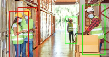 Software companies are now using AI technologies to measure the distance and density between people.