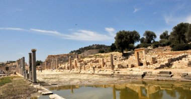 A photo from the ancient city of Patara, Antalya, southern Turkey, Aug. 13, 2020. (DHA PHOTO)