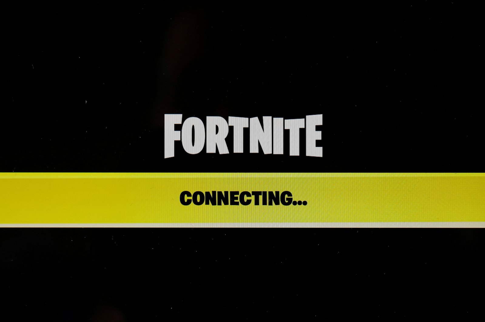 The popular video game Fortnite by Epic Games is pictured on a screen in this picture illustration, Aug. 14, 2020. (REUTERS Photo)