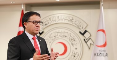 Xavier Castellanos, the deputy general secretary of the International Federation of Red Cross and Red Crescent Societies (IFRC), gave an exclusive interview with Daily Sabah during his visit to the Turkish Red Crescent's Istanbul office, Aug.18, 2020. (Courtesy of the Turkish Red Crescent)