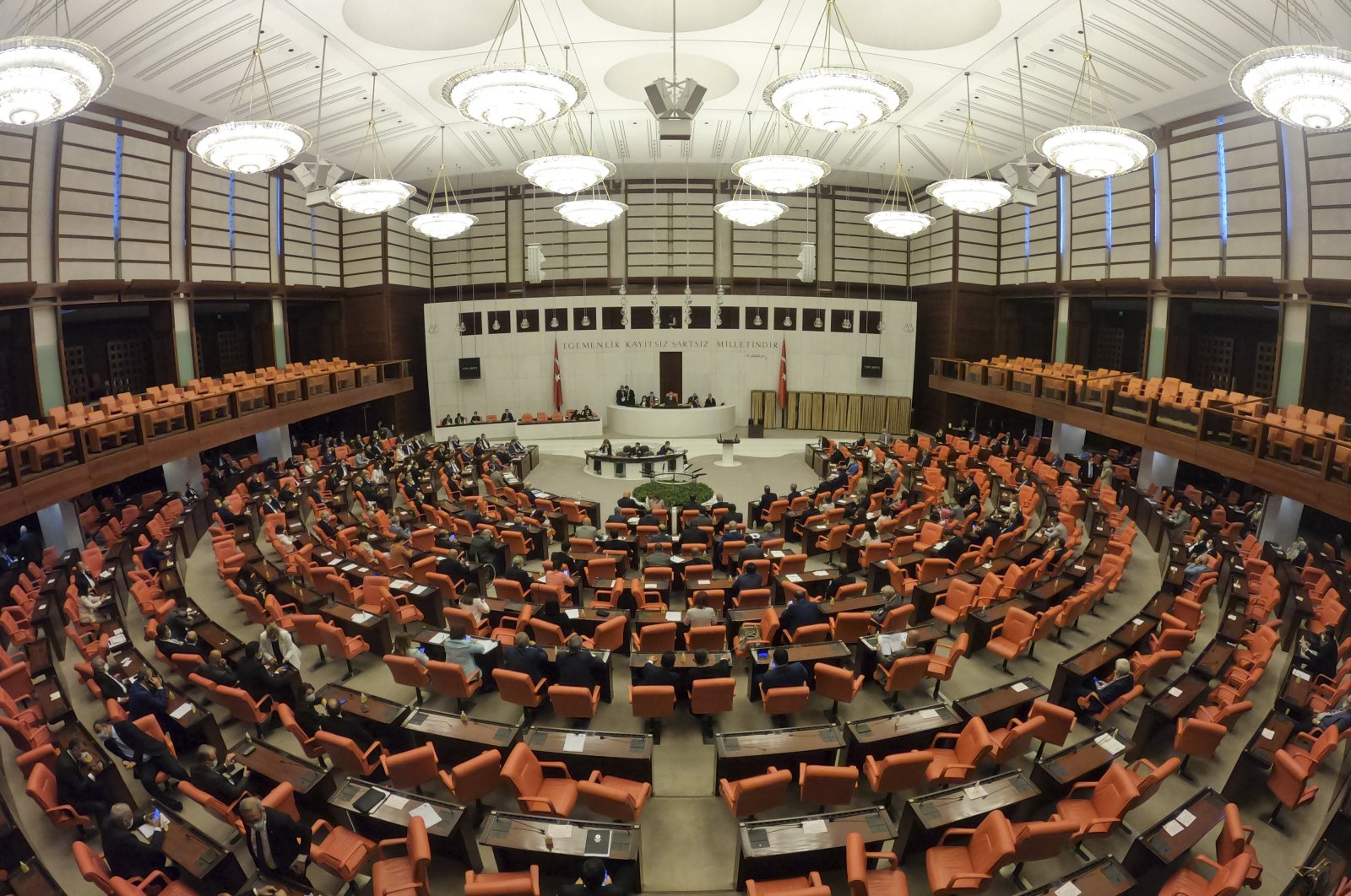 A general view of the Turkish Grand National Assembly (TBMM), Aug. 10, 2020 (AA Photo) 