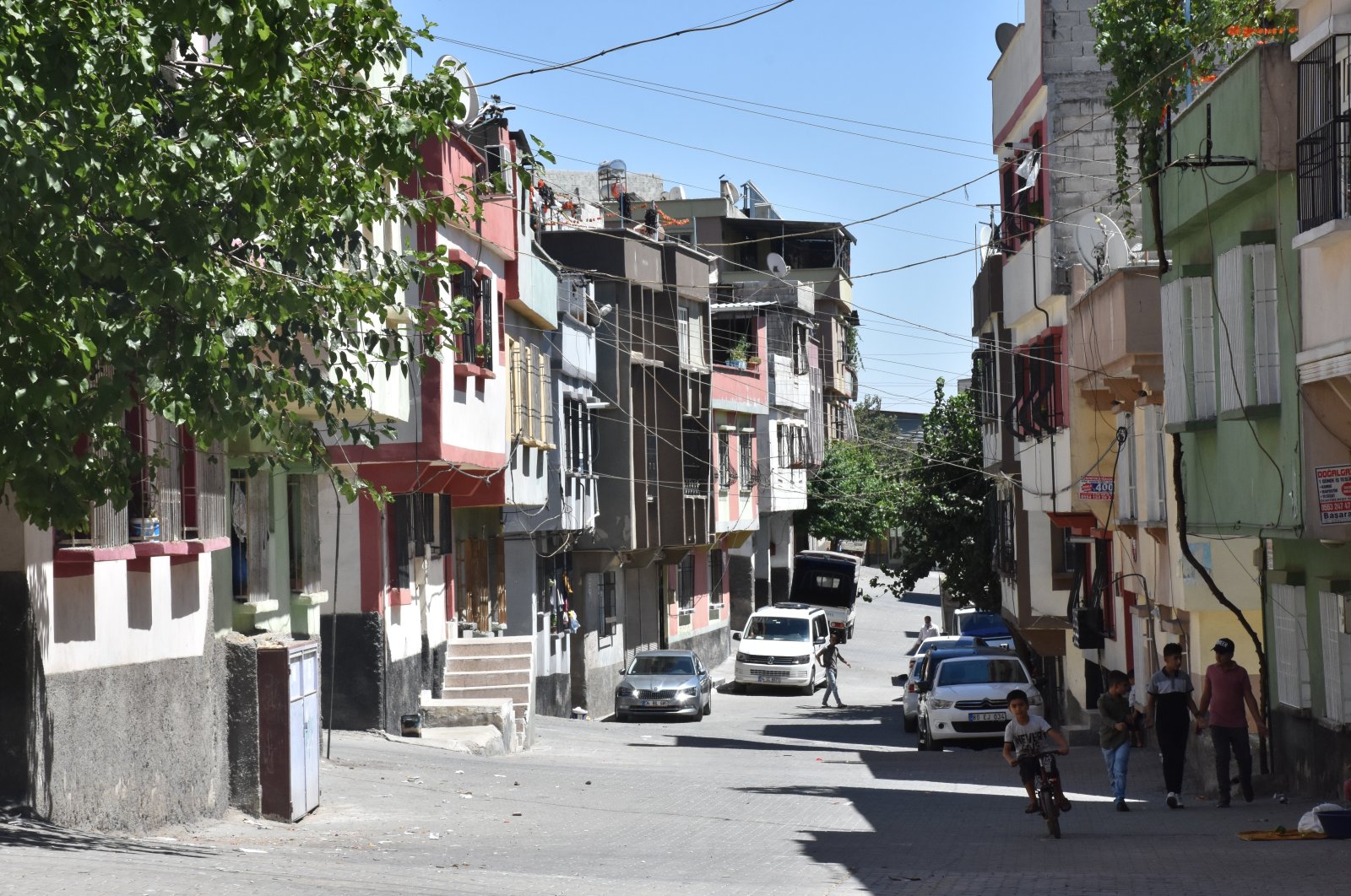 A view of the street where the attack took place, in Gaziantep, southeastern Turkey, Aug. 19, 2020. (AA Photo)