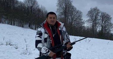 This photo taken from an Instagram account associated with Salifov shows him in an unspecified location on Jan. 5, 2020.