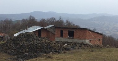 A view of the suspect's house where he stored the stolen possessions of his victims, in Ordu, northern Turkey, Aug. 20, 2020. (DHA Photo)