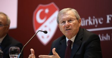 Zekeriya Alp during a press conference in Istanbul, Turkey, May 7, 2020. (AA Photo)