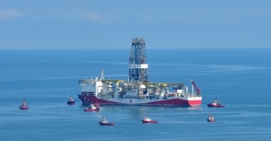 Fatih drillship started drilling in the Black Sea on July, 20, 2020. (AA Photo)