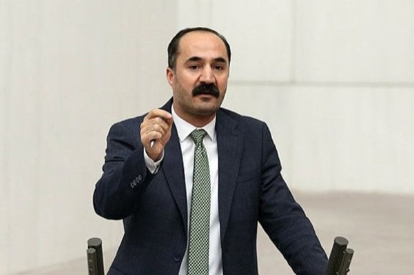 HDP Muş Deputy Mensur Işık speaks at the Turkish Parliament in this undated photo, Ankara, Turkey. (Sabah Photo)