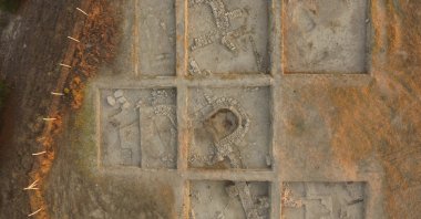 The excavation site in Ekşi Höyük, one of the oldest settlements in western Anatolia, located in the present-day Denizli province, western Turkey. (AA Photo))