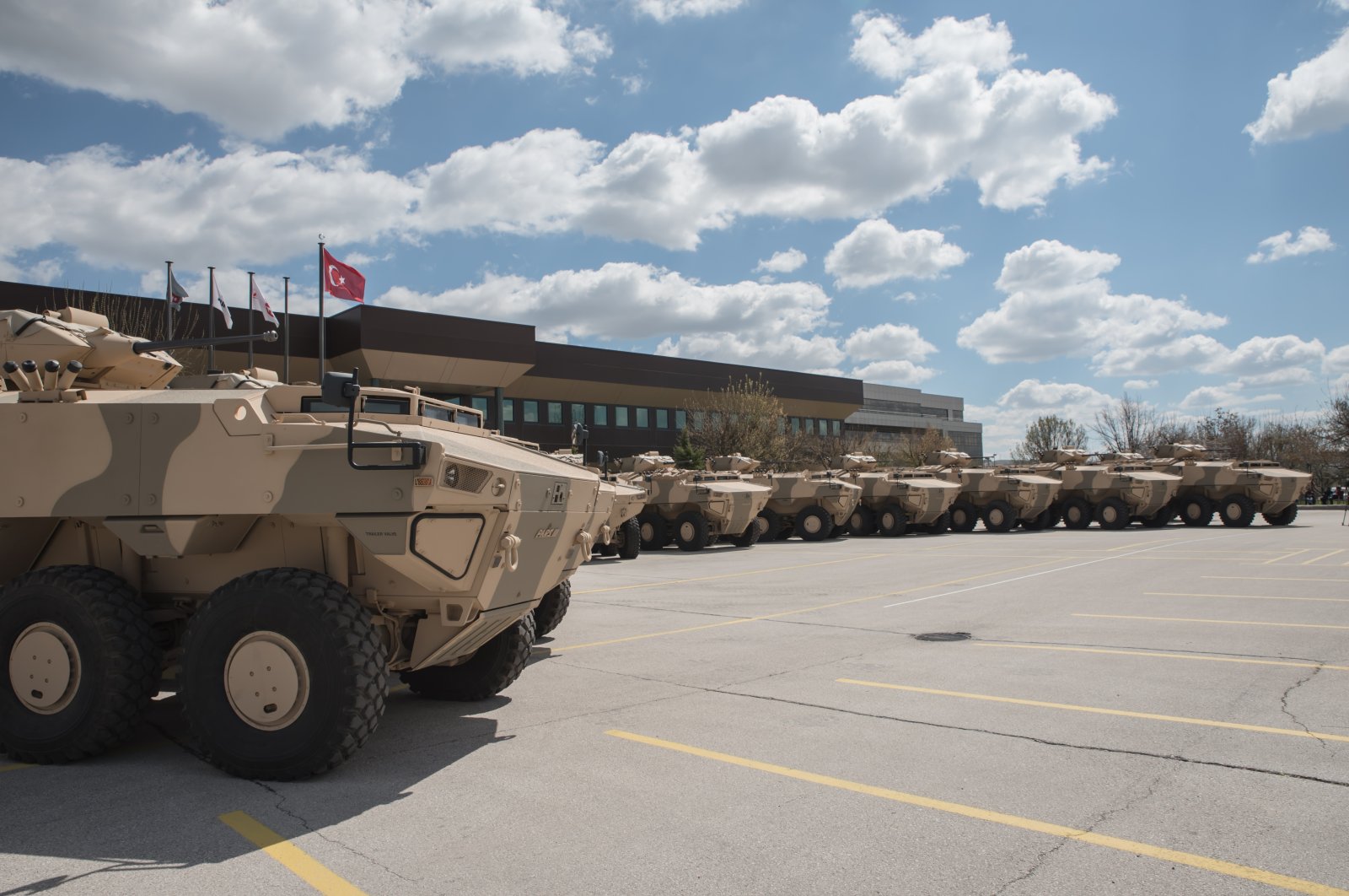 The FNSS has delivered total of 172 armored vehicles to Oman to date. (Photo by FNSS via AA)