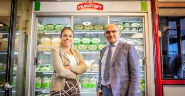 Muratbey CEO and Chairman of the Board Necmi Erol (R) spoke the Turkish language daily, Sabah, in Istanbul, Turkey, Aug. 28, 2020. (Sabah Photo)