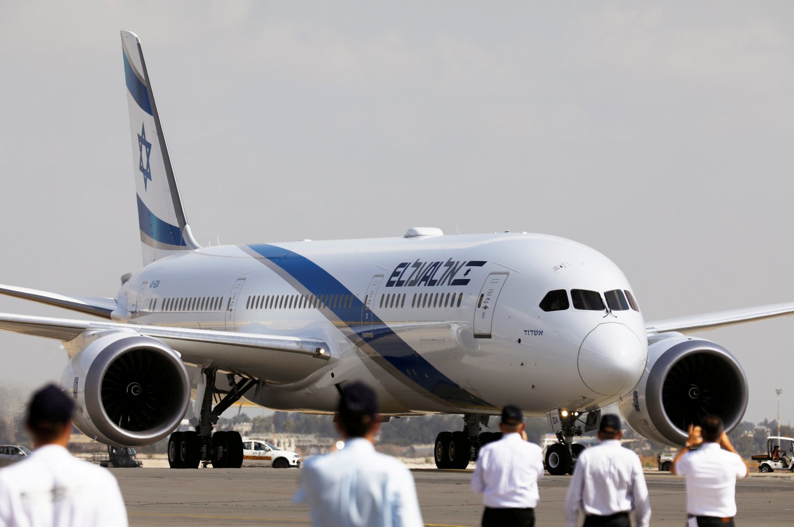 The first of Israel's El Al Airlines order of 16 Boeing 787 Dreamliner jets, lands at Ben Gurion International Airport, near Tel Aviv, Israel Aug. 23, 2017. (Reuters File Photo)