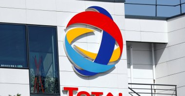 The logo of Total is pictured at the company's headquarters in Rueil-Malmaison near Paris, France, April 22, 2020. (Reuters Photo)