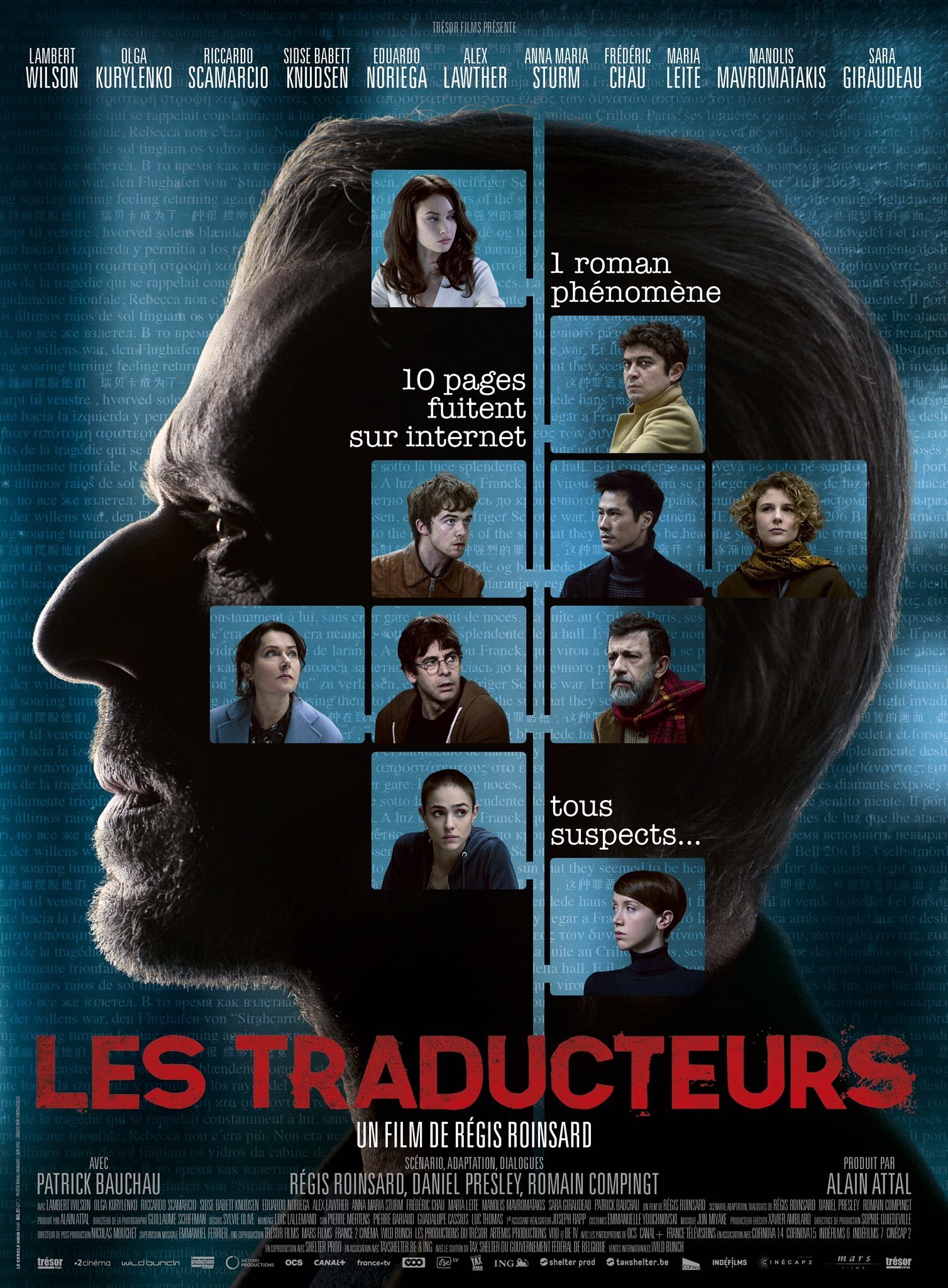 A poster of 'Les Traducteurs'.