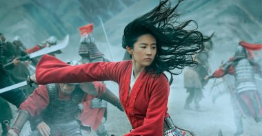Still shot from "Mulan." 