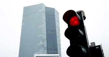 The headquarters of the European Central Bank (ECB) in Frankfurt, Germany, July 8, 2020. (Reuters Photo)