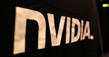 The logo of technology company Nvidia is seen at its headquarters in Santa Clara, California, U.S., Feb. 11, 2015. (REUTERS Photo)