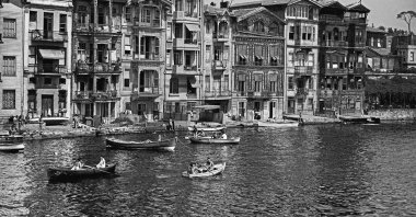A photo of Istanbul by Ara Güler featured in the exhibition.