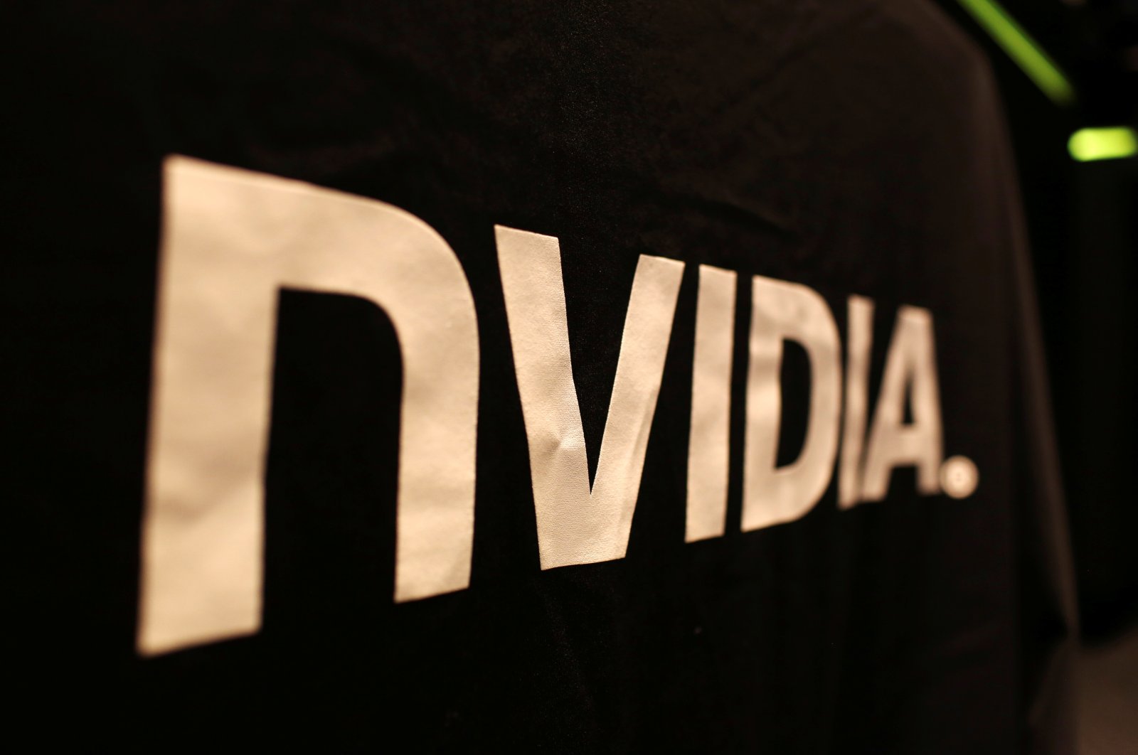 The logo of technology company Nvidia is seen at its headquarters in Santa Clara, California, U.S., Feb. 11, 2015. (REUTERS Photo)