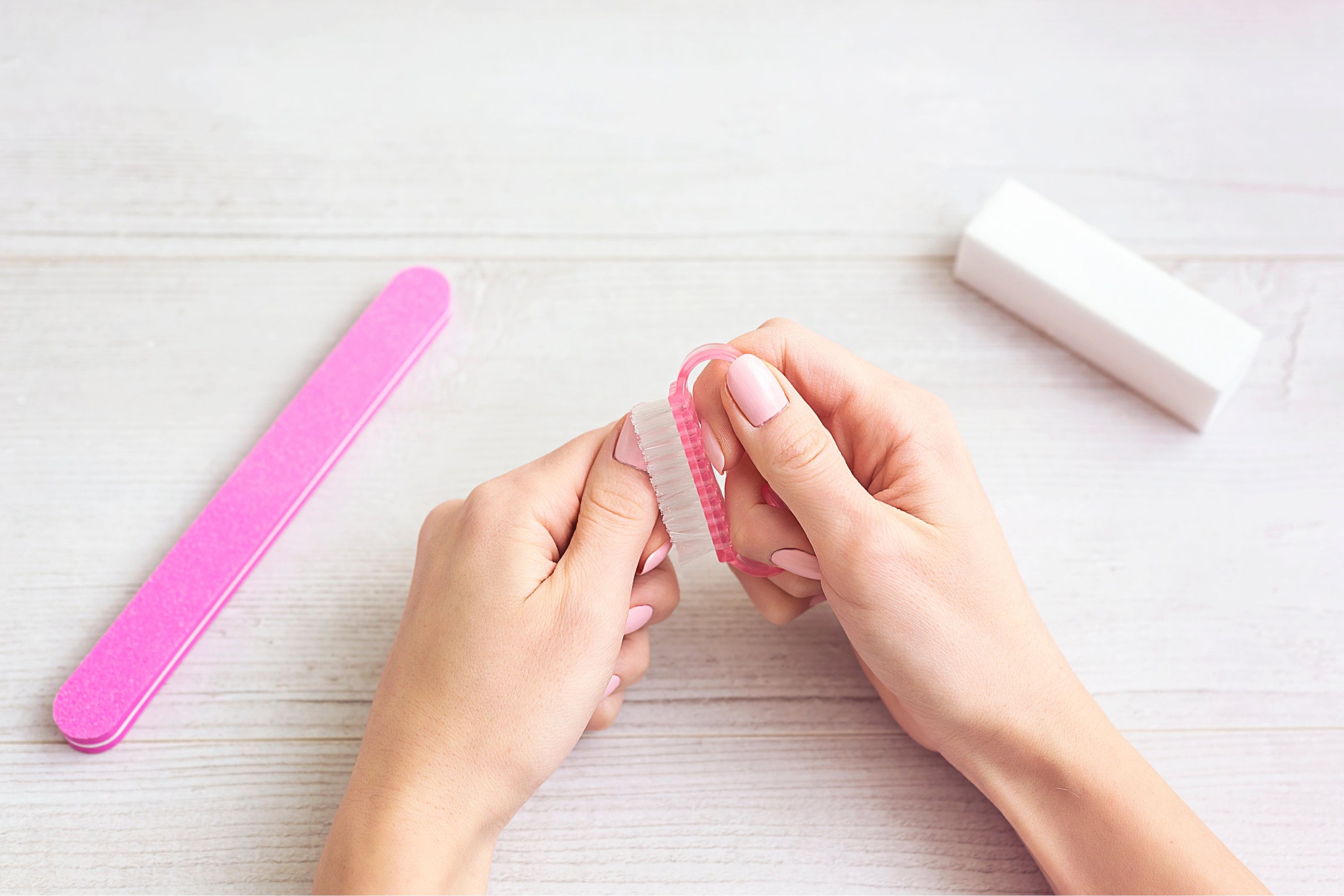 Experts recommend using a nailbrush after every time you wash your hands to get rid of all germs. (Shutterstock Photo)