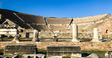 The theater at Asklepion, Izmir. (Photo by Argun Konuk)